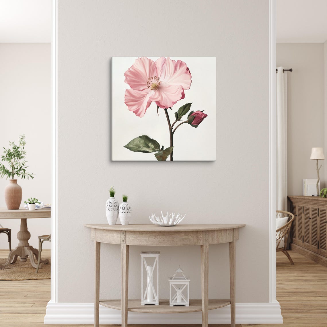 Rose Of Sharon Flower Print Painting Print Wall Art Rose Of Sharon Wall Art Flower Wall Art Hibiscus Flower Art - Image 5