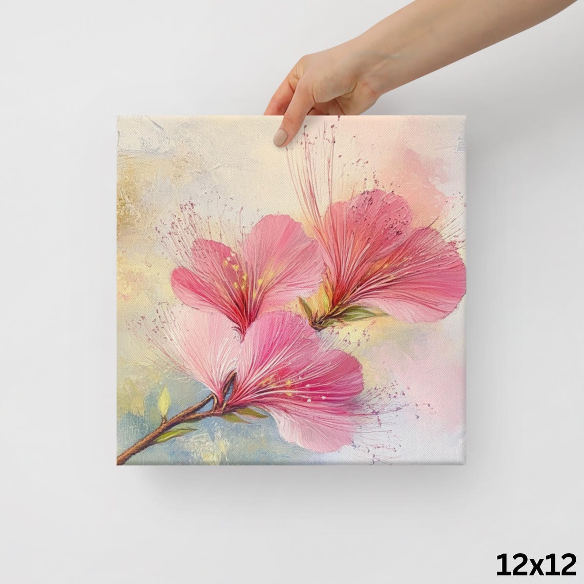 Albizia Flower Painting Print Silk Plant Print Flower Wall Art Large Wall Art Albizia Art Print Flower Home Decor - Image 2
