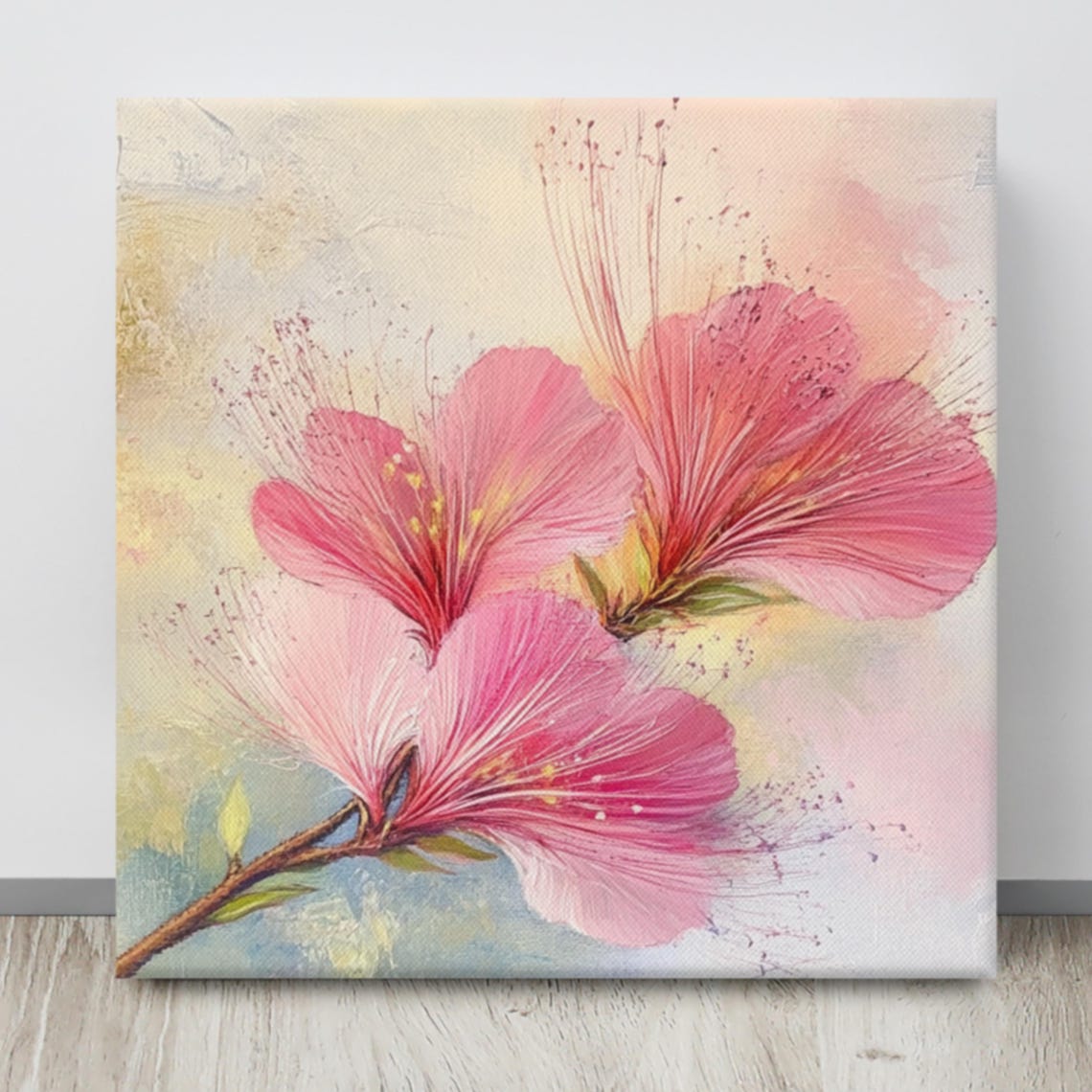 Albizia Flower Painting Print Silk Plant Print Flower Wall Art Large Wall Art Albizia Art Print Flower Home Decor - Image 4