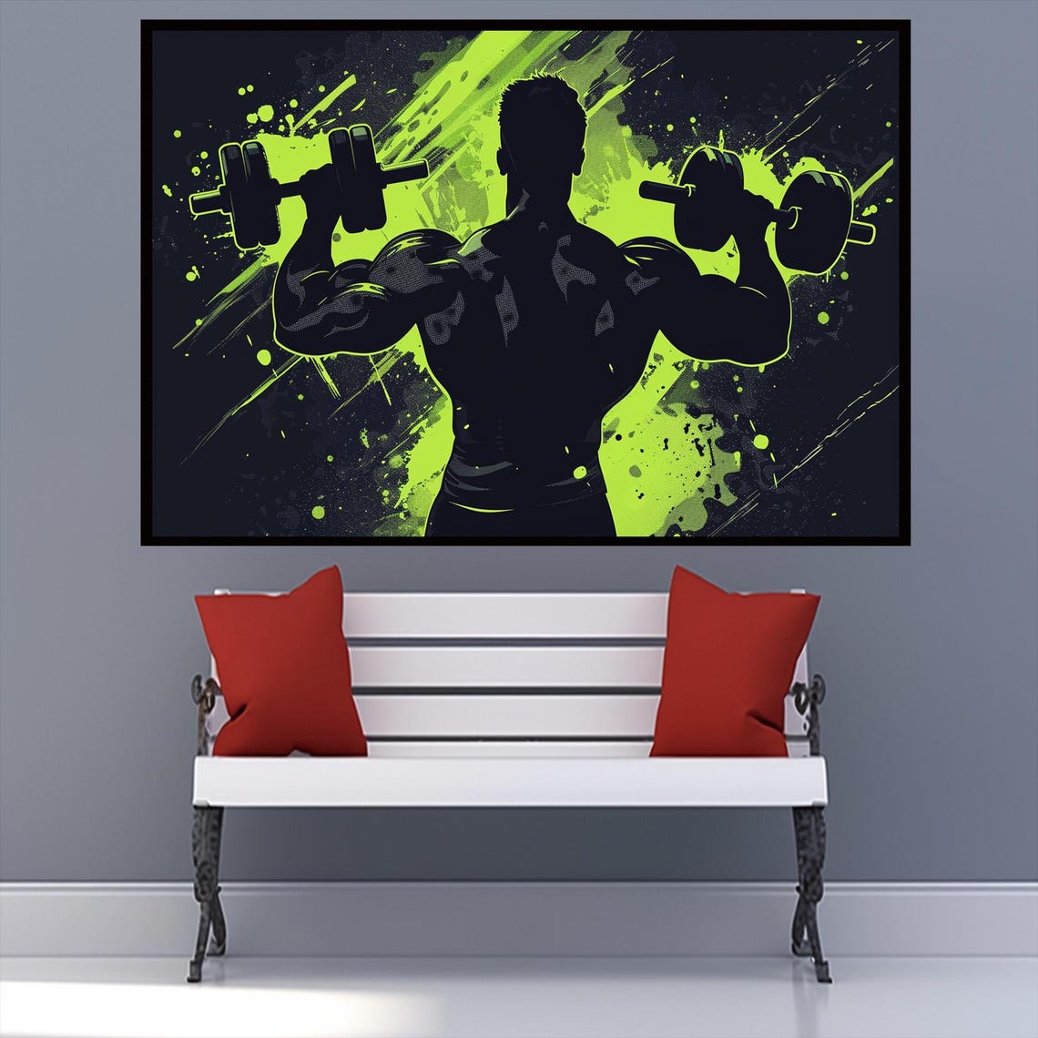 Gym Wall Art Sports Prints Sports Posters Gym Storage Decor Exercise Gifts Sports Gifts Gym Gifts Gym Wallpaper Kids Gym Art - Image 2