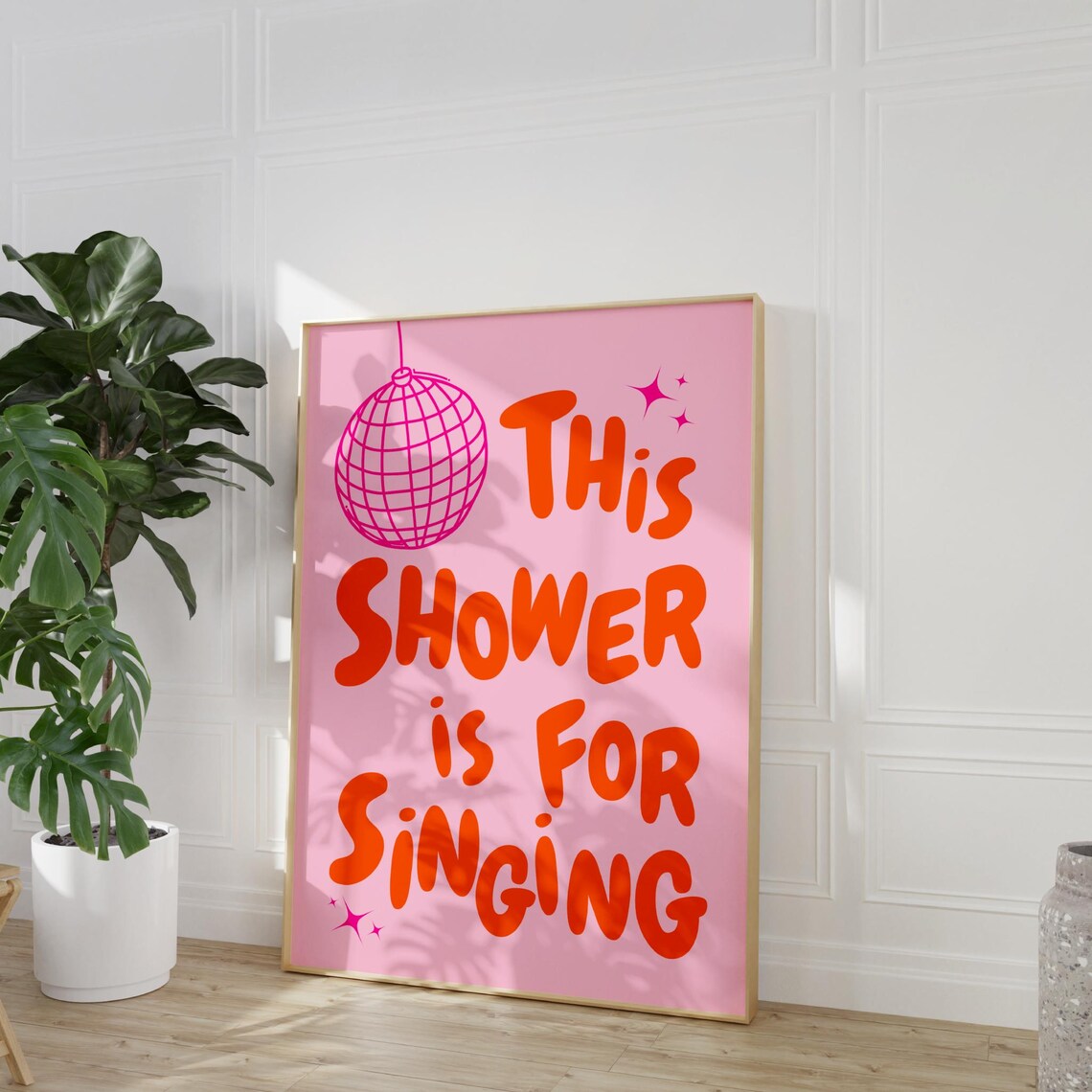 This Shower Is For Singing, Funny Bathroom Decor - Image 5