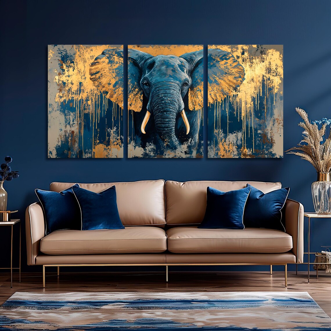 Elephant Animal Portrait Wildlife Poster Print - Image 5