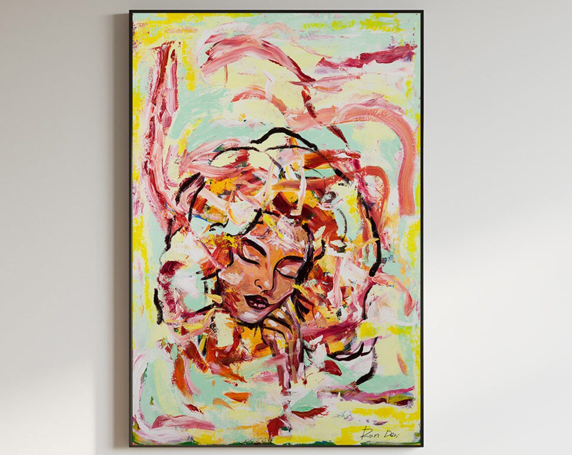 Colorful Abstract Art by Ron Deri, Poster Print - Image 4