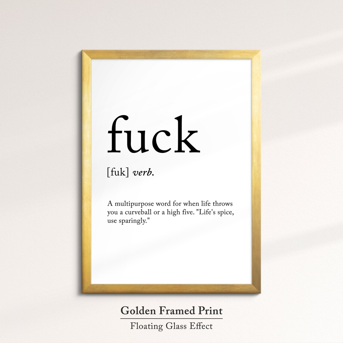 Fk Minimalist Definition Quote Word Art Framed Print Framed Female Wall Art Lady Poster Feminine Home Decor Gifts For Her - Image 4