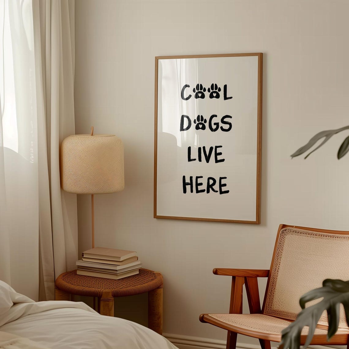 Gifts For Dog Lovers Trendy Dog Prints Funny Dog Wall Art Dog Mom Gifts For Women Canine Poster Typography Wall Art For Dog Owners - Image 2