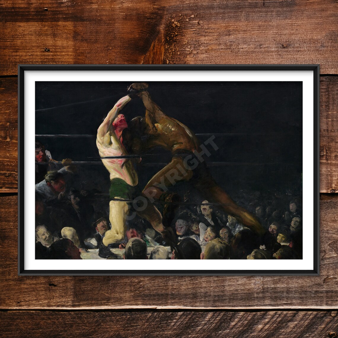 George Bellows Both Members of This Club Art Print