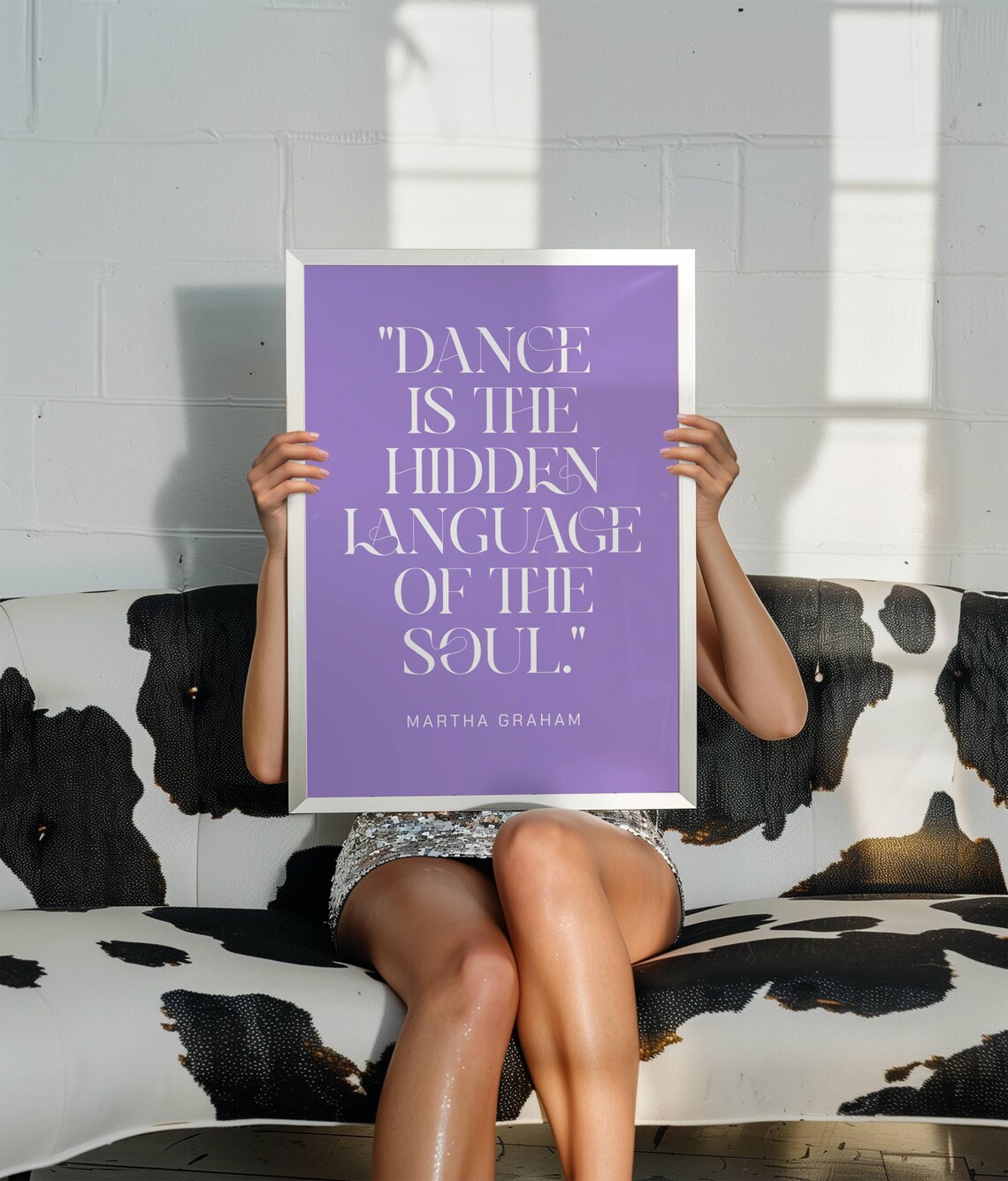 Dance Is The Hidden Language Of The Soul Martha Graham Quote Poster - Image 2