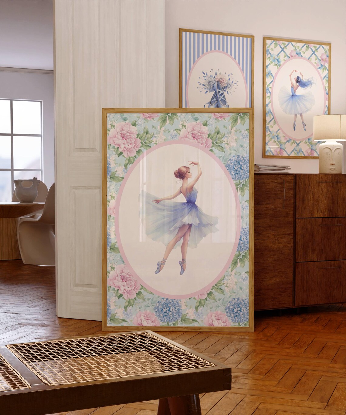 Coquette Ballerina, Grandmillennial Ballet Art Print - Image 3