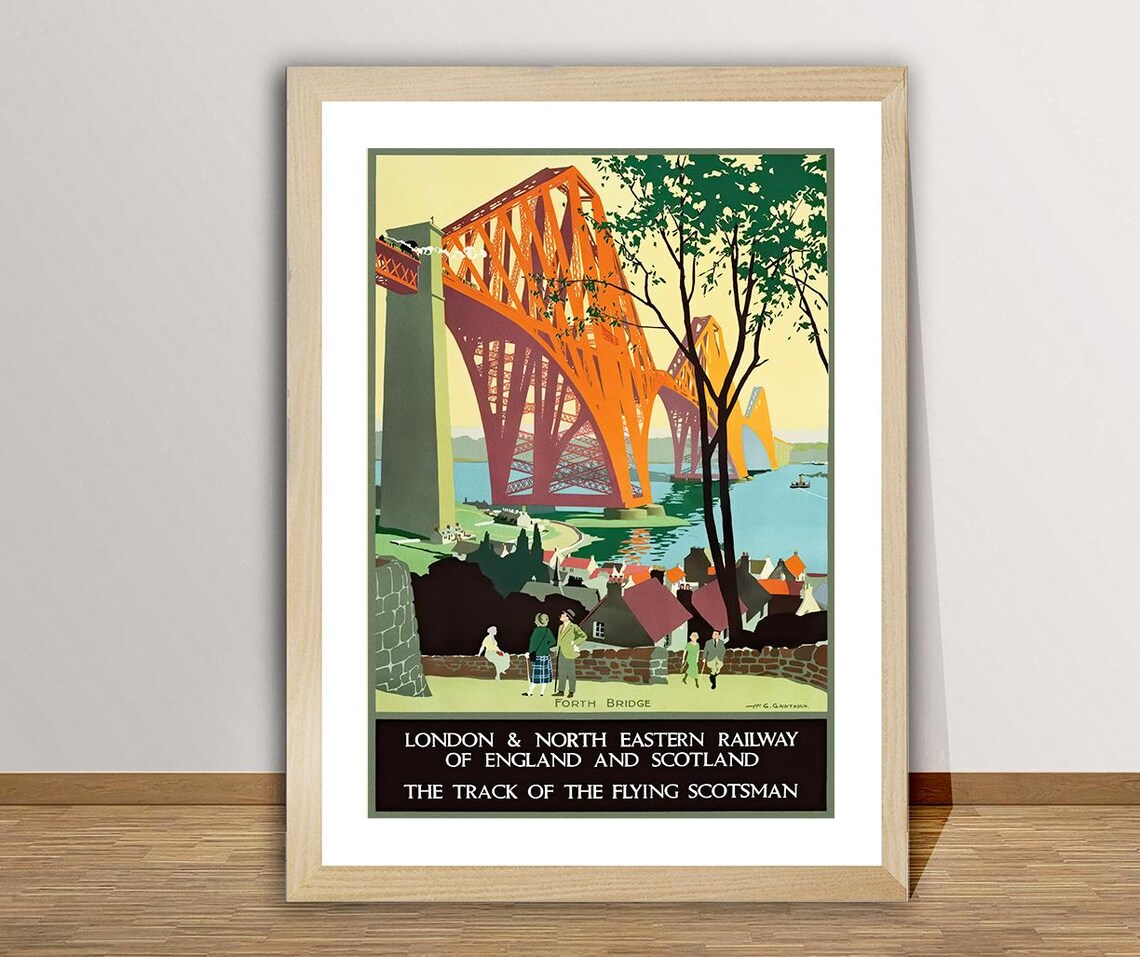 London North Eastern Railway Vintage Travel Poster - Image 2