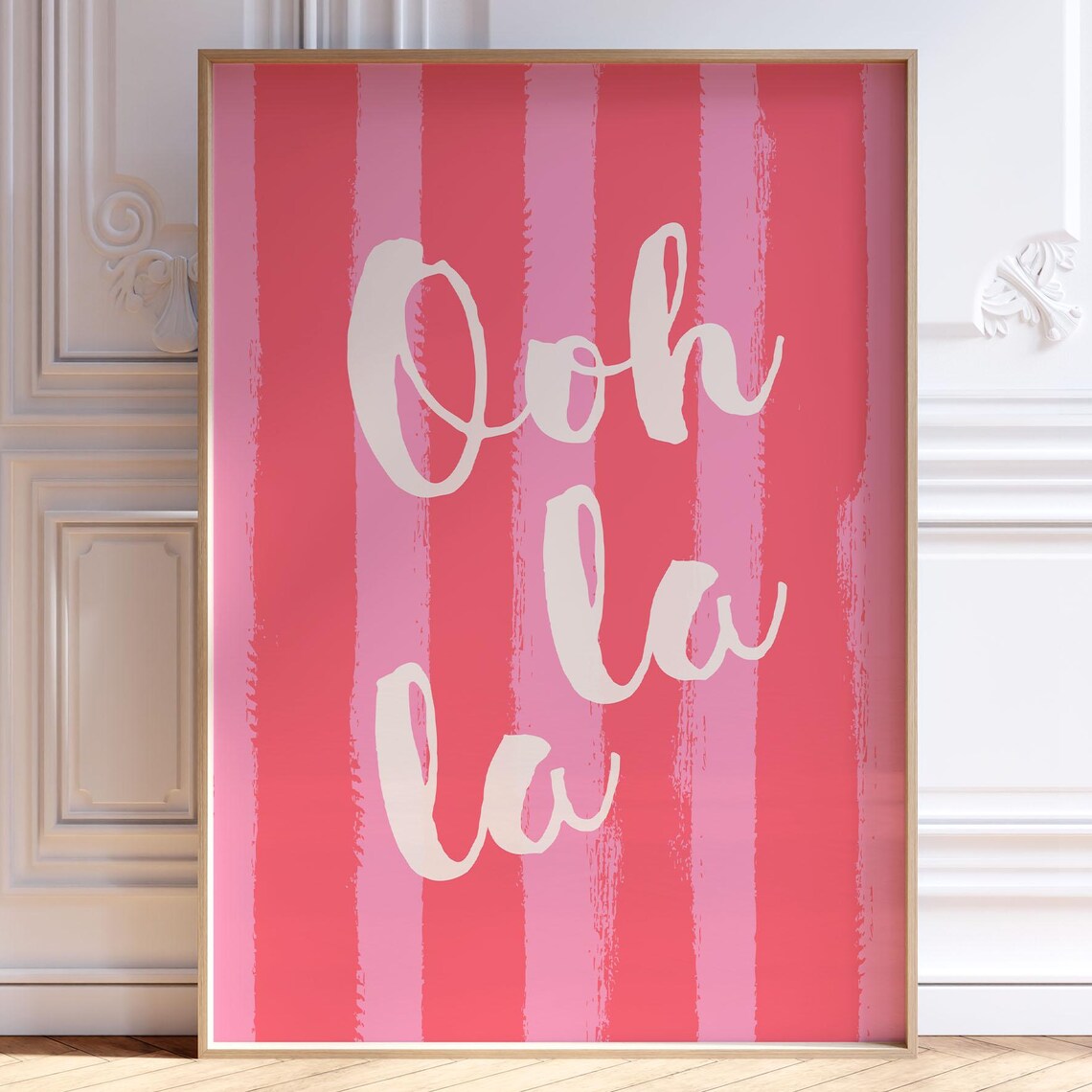 Ooh La Print, Dopamine Decor French Typography