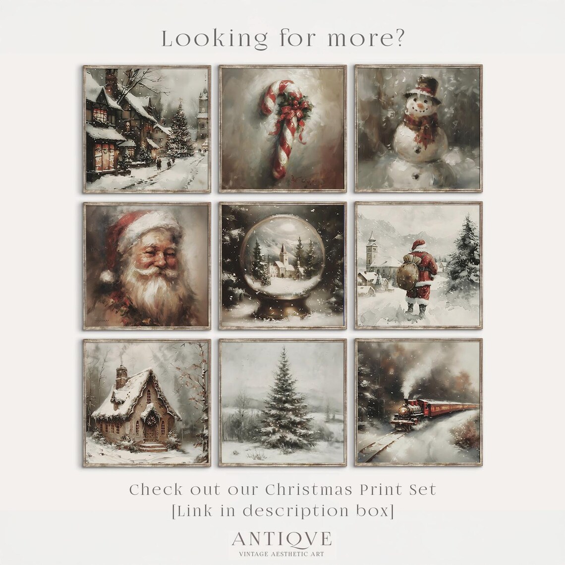Snowman Christmas Painting, Rustic Farmhouse Decor - Image 2