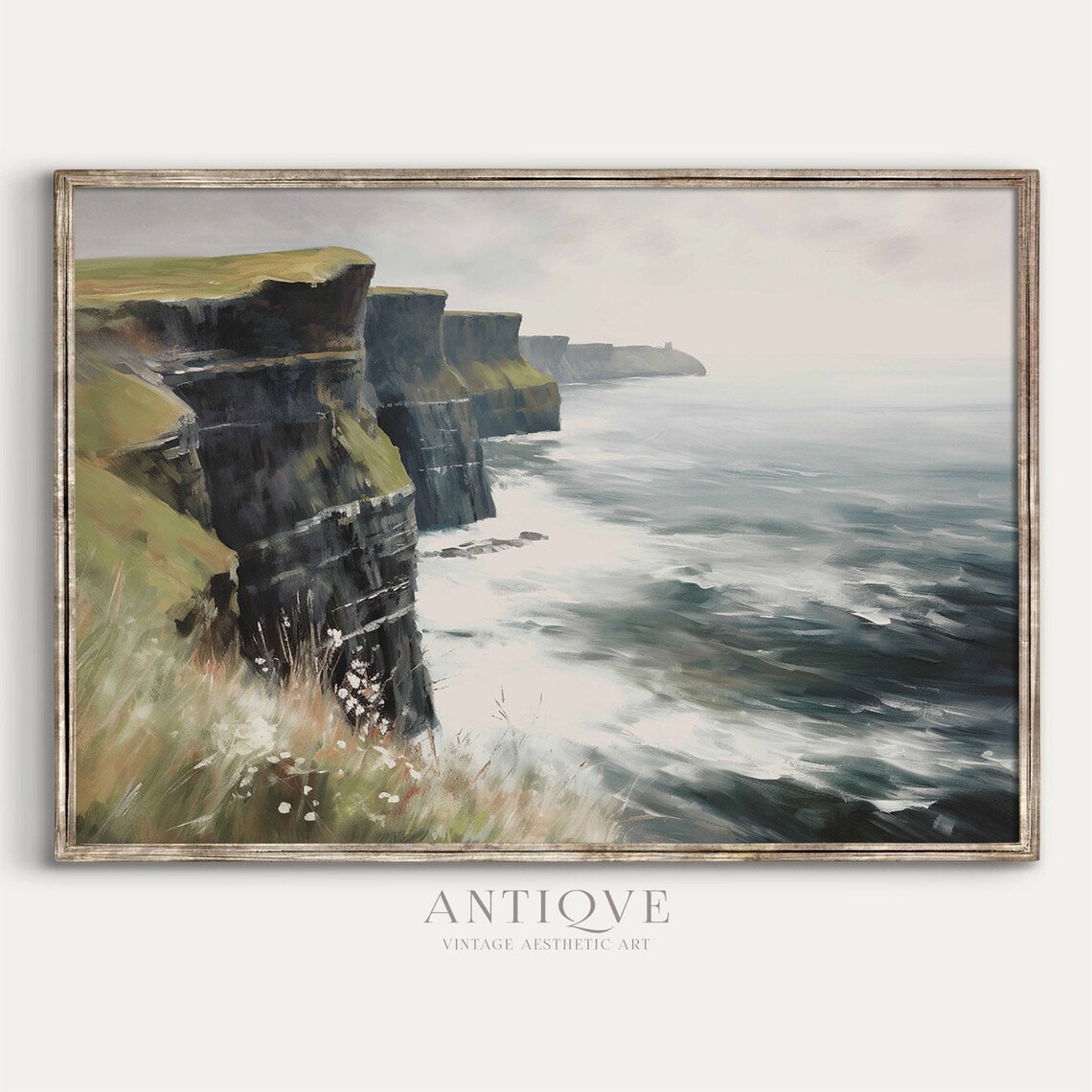 Cliffs Of Moher Wall Art, Irish Landscape Print