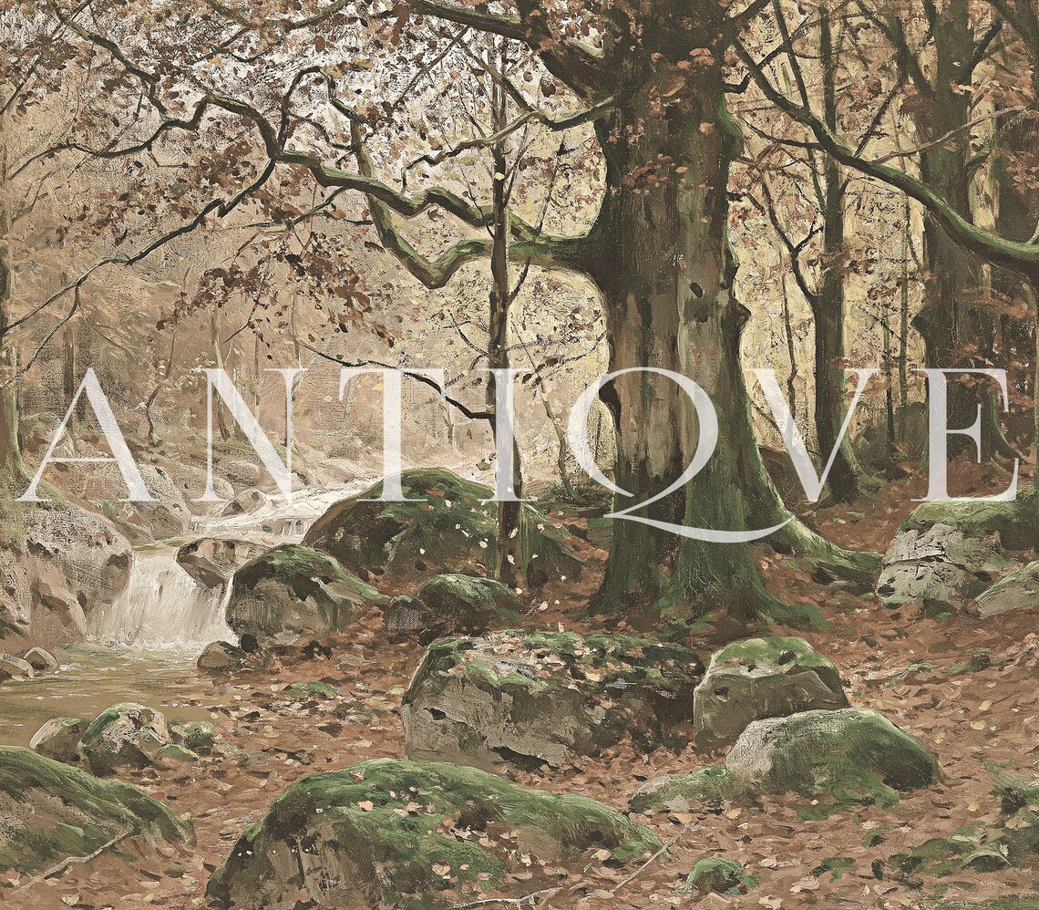 Autumn Woods Vintage Nature Art Print - Image 4