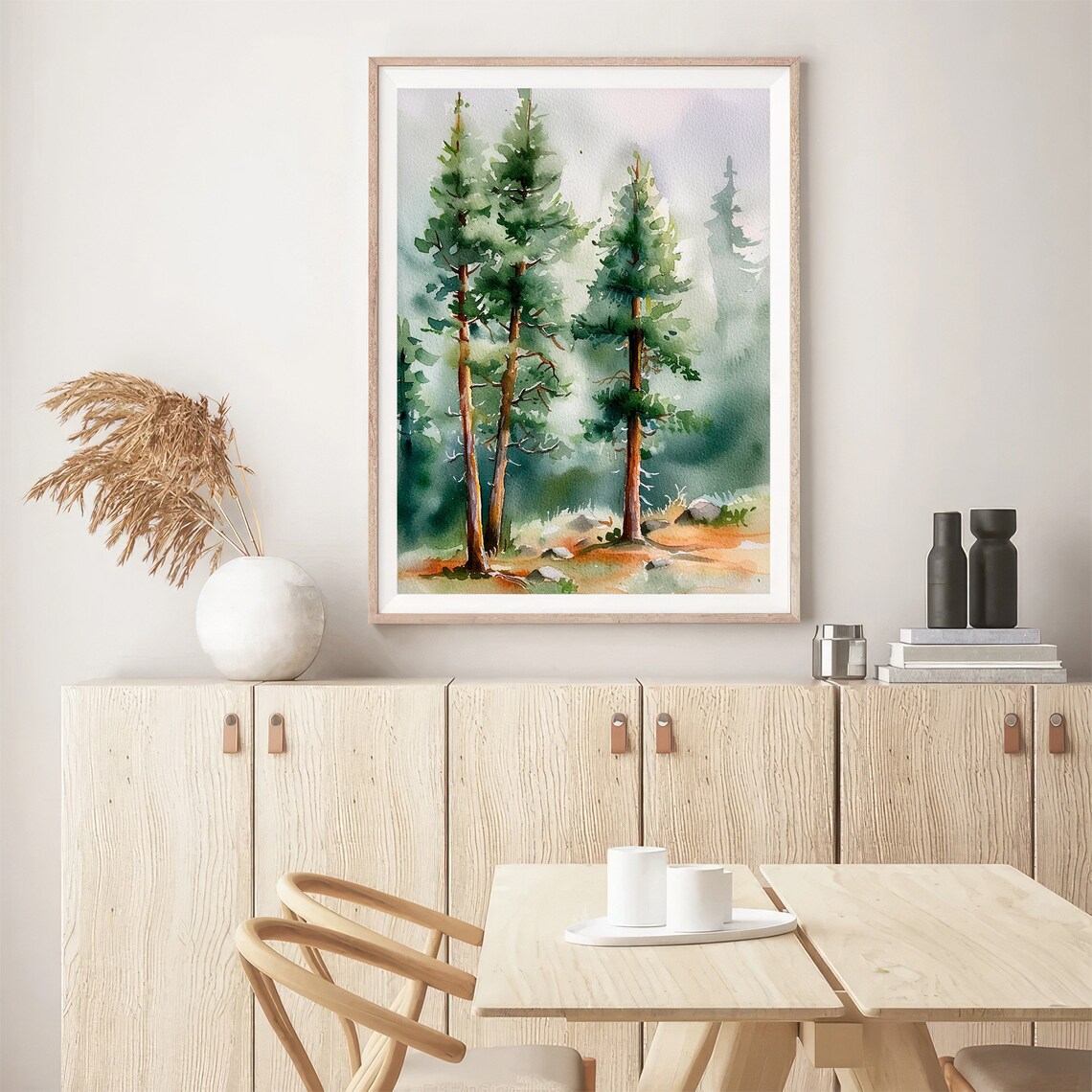 Angeles National Forest Watercolor Art Print, California - Image 2