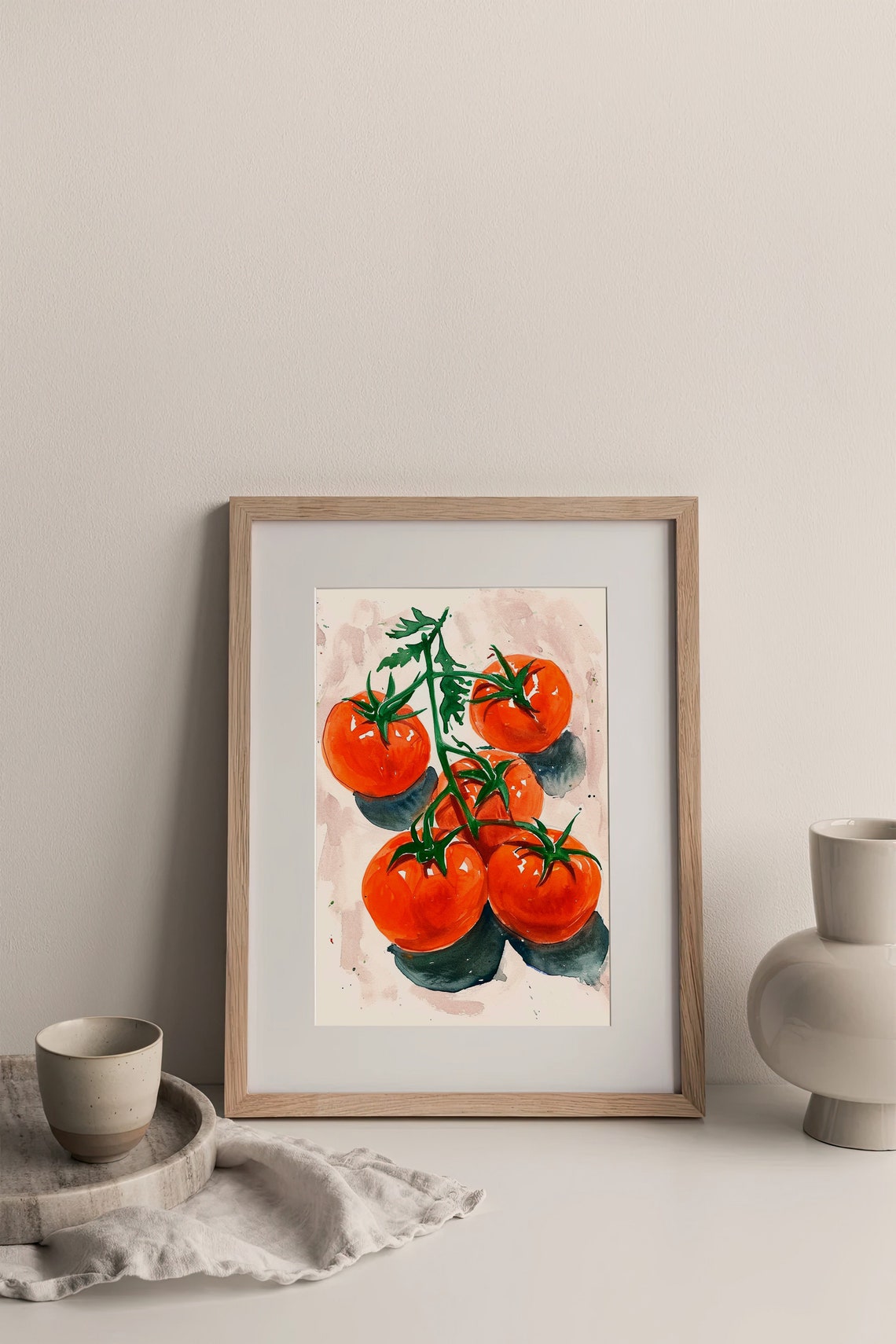 Tomato Art Print Food Artwork Kitchen Wall Art Poster By Feelingprints - Image 4