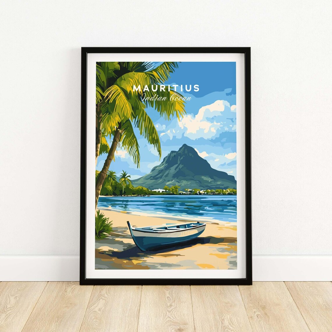 Mauritius Seascape, Tropical Island Decor