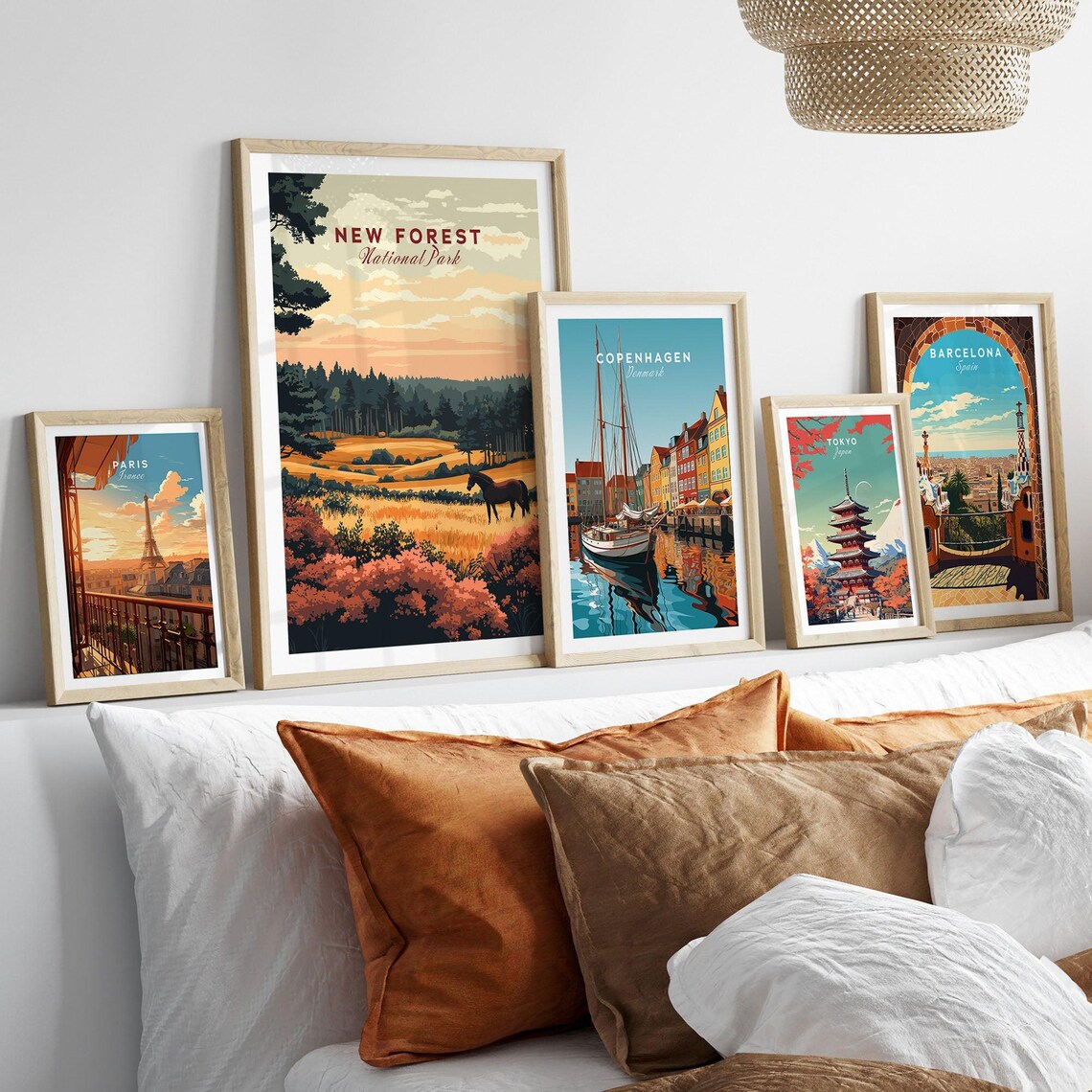 New Forest England National Park Travel Poster - Image 3