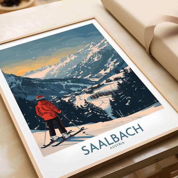Winter Sports, Ski Lodge Art Print