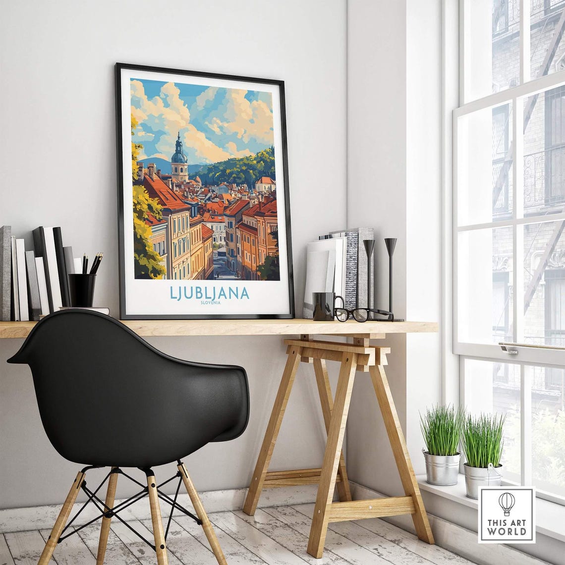 Ljubljana Travel Poster, Ljubljana Illustration - Image 4