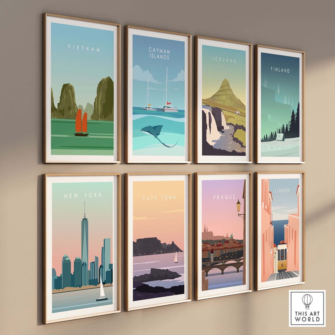 Vietnam Travel Poster, Asia Trip Wall Art Print - Image 3