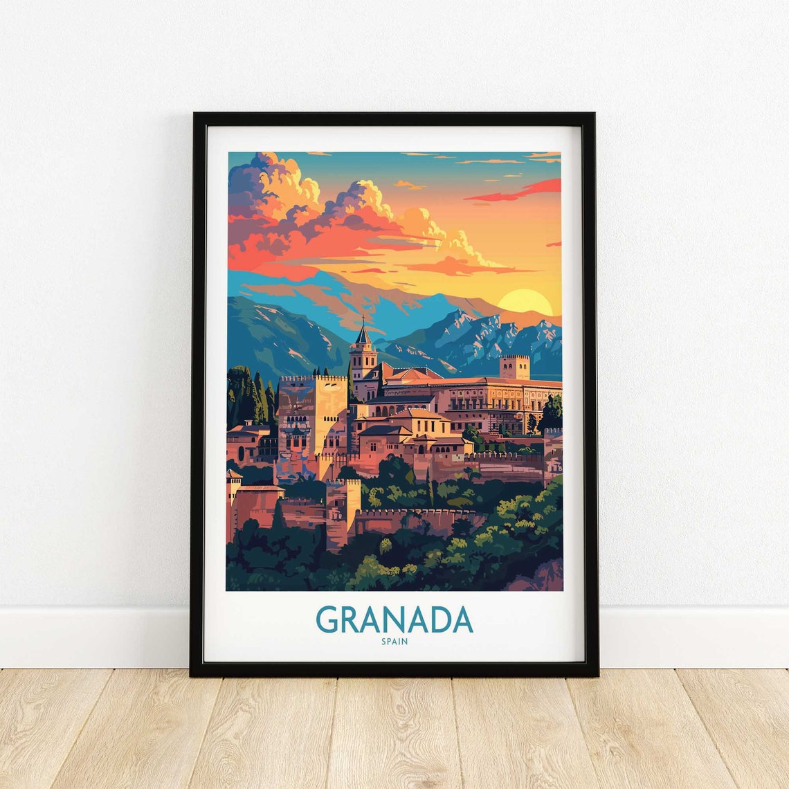 Granada Spain Home Decor Travel Poster