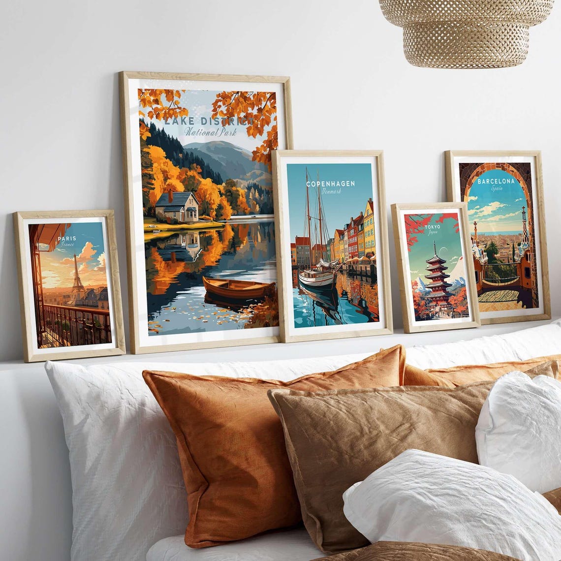 Lake District Travel Poster, Landscape Art Print - Image 3