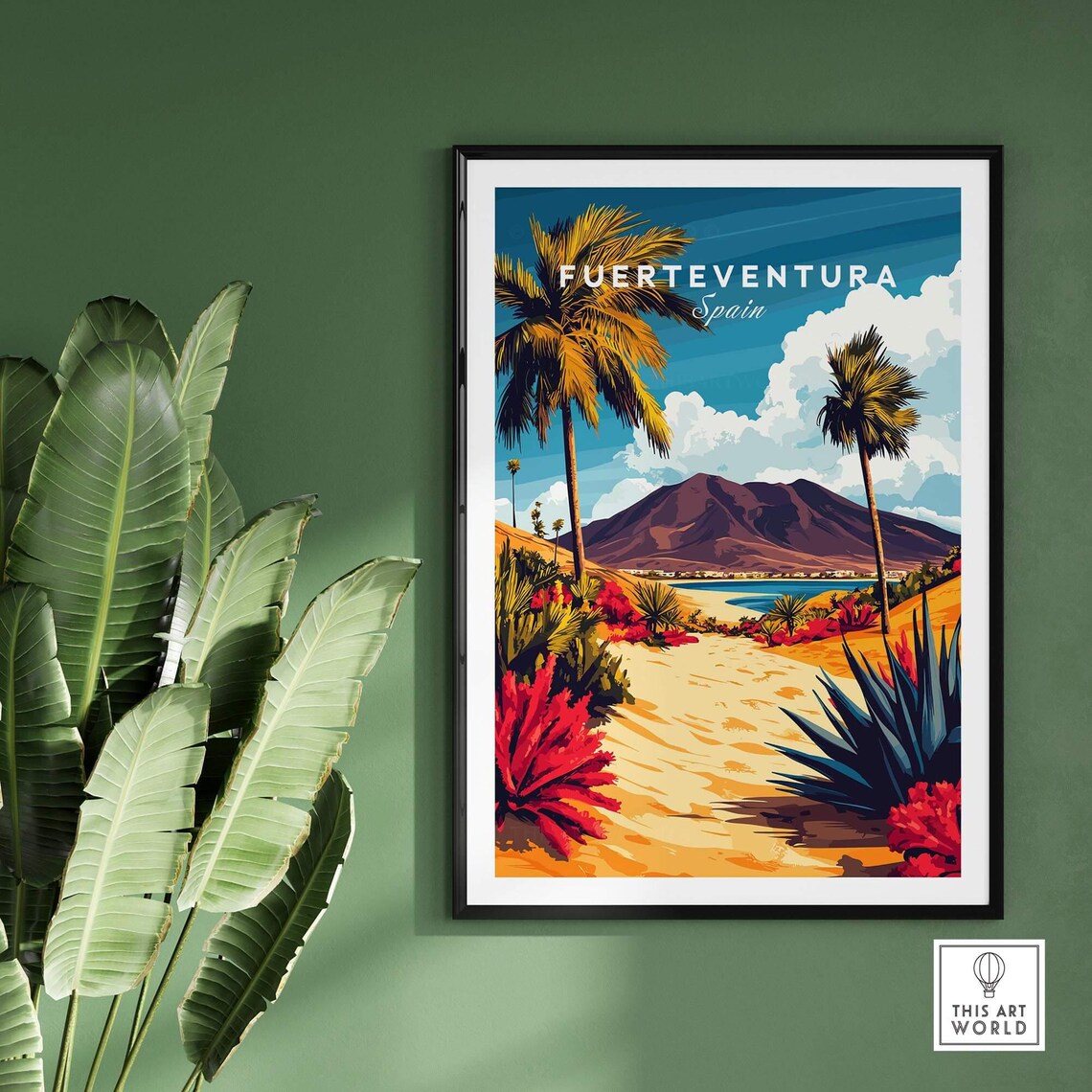 Fuerteventura Canary Islands Spain Travel Poster - Image 2
