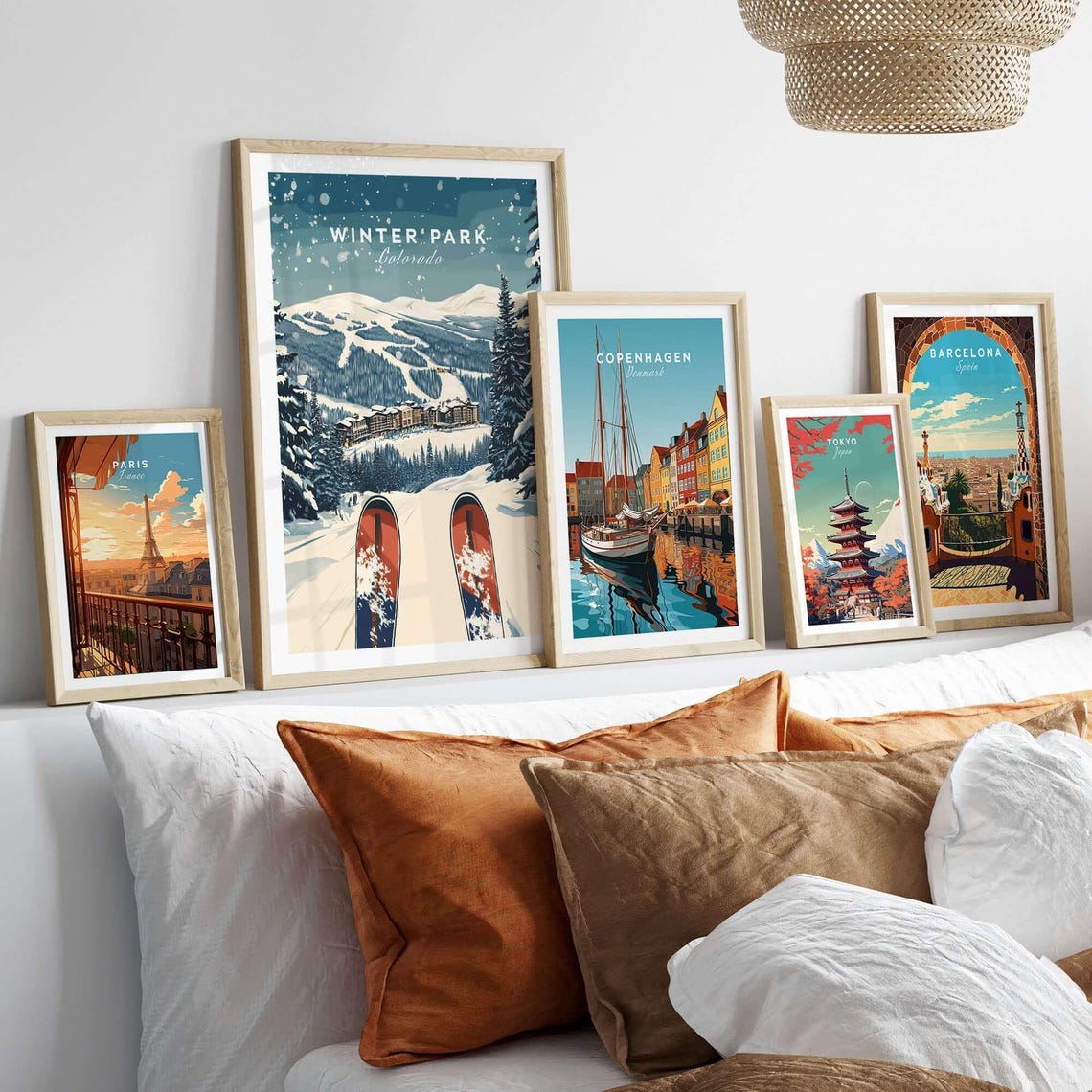Winter Park Colorado Ski Lodge Art Print - Image 3