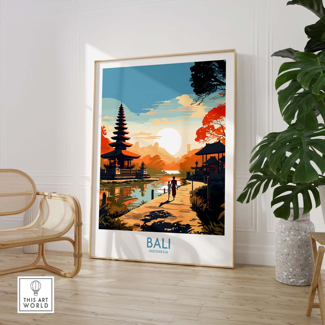Bali Travel Poster, Home Decor Art Print - Image 3