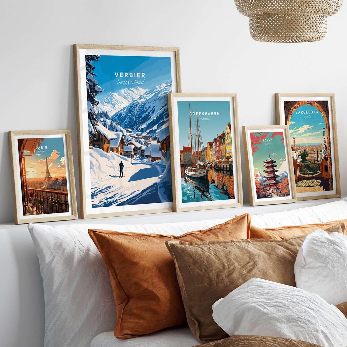 Verbier Ski Print, Switzerland Travel Poster - Image 3