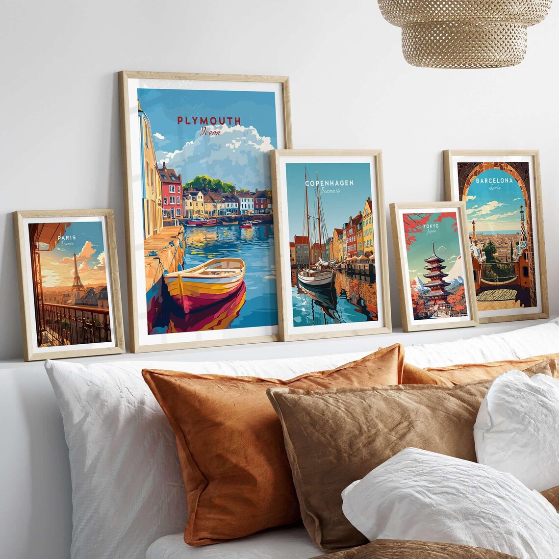 Plymouth Travel Poster, Devon Housewarming Gift - Image 3