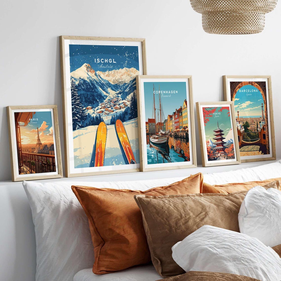 Ischgl Ski Resort, Winter Sports Travel Poster - Image 3