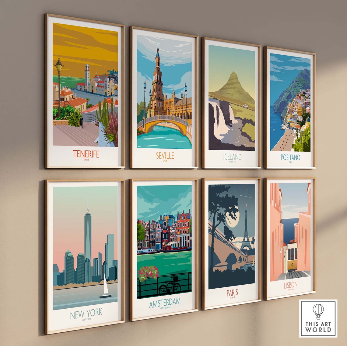 Tenerife Travel Poster, Spanish Wall Art Print - Image 3