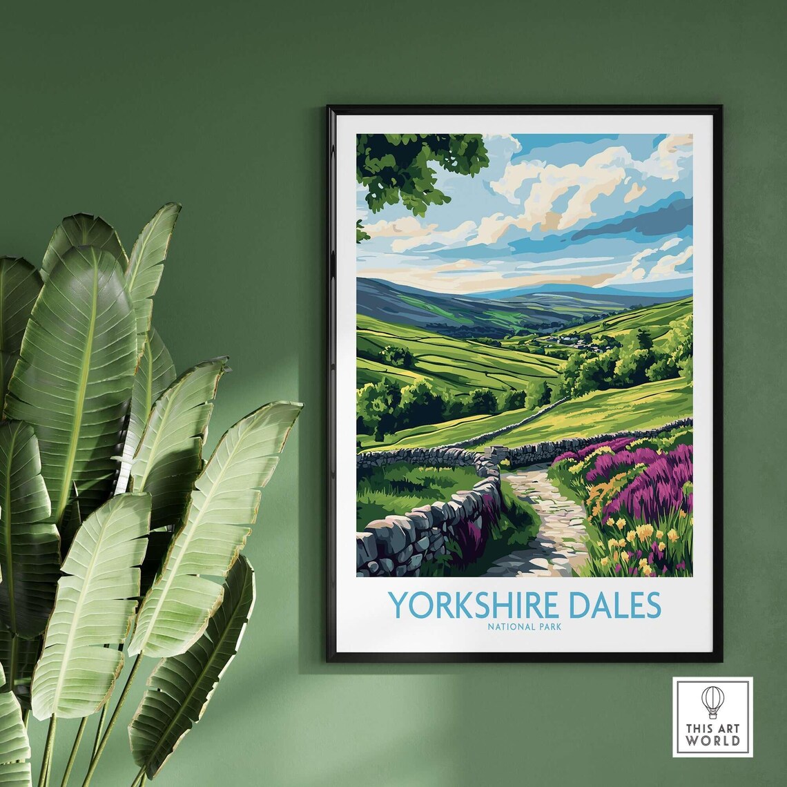 Yorkshire Dales National Park Travel Poster - Image 2