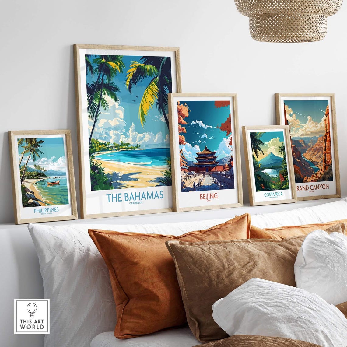 The Bahamas Travel Poster, Caribbean Illustration - Image 3
