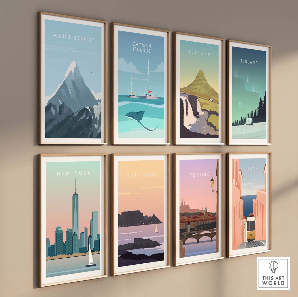 Mount Everest Himalayan Travel Poster, Travel Print - Image 3