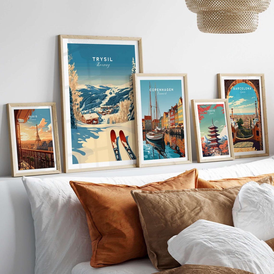 Winter Sports Art Print, Gift For Skier - Image 3