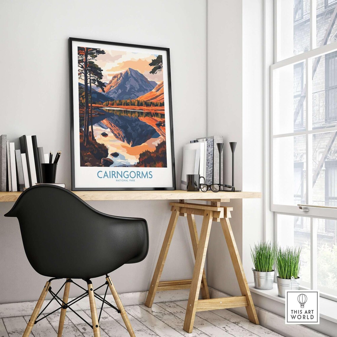 Cairngorms National Park - Vintage Travel Poster - Image 4