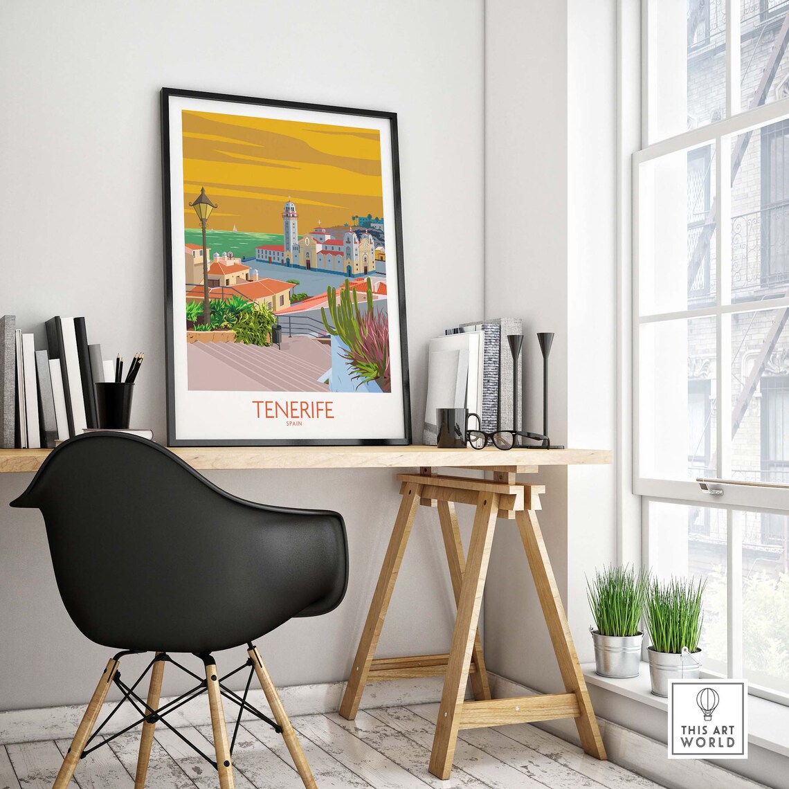 Tenerife Travel Poster, Spanish Wall Art Print - Image 4