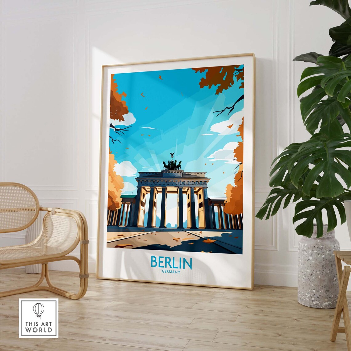 Berlin Travel Poster, Europe Wall Art Print - Image 3