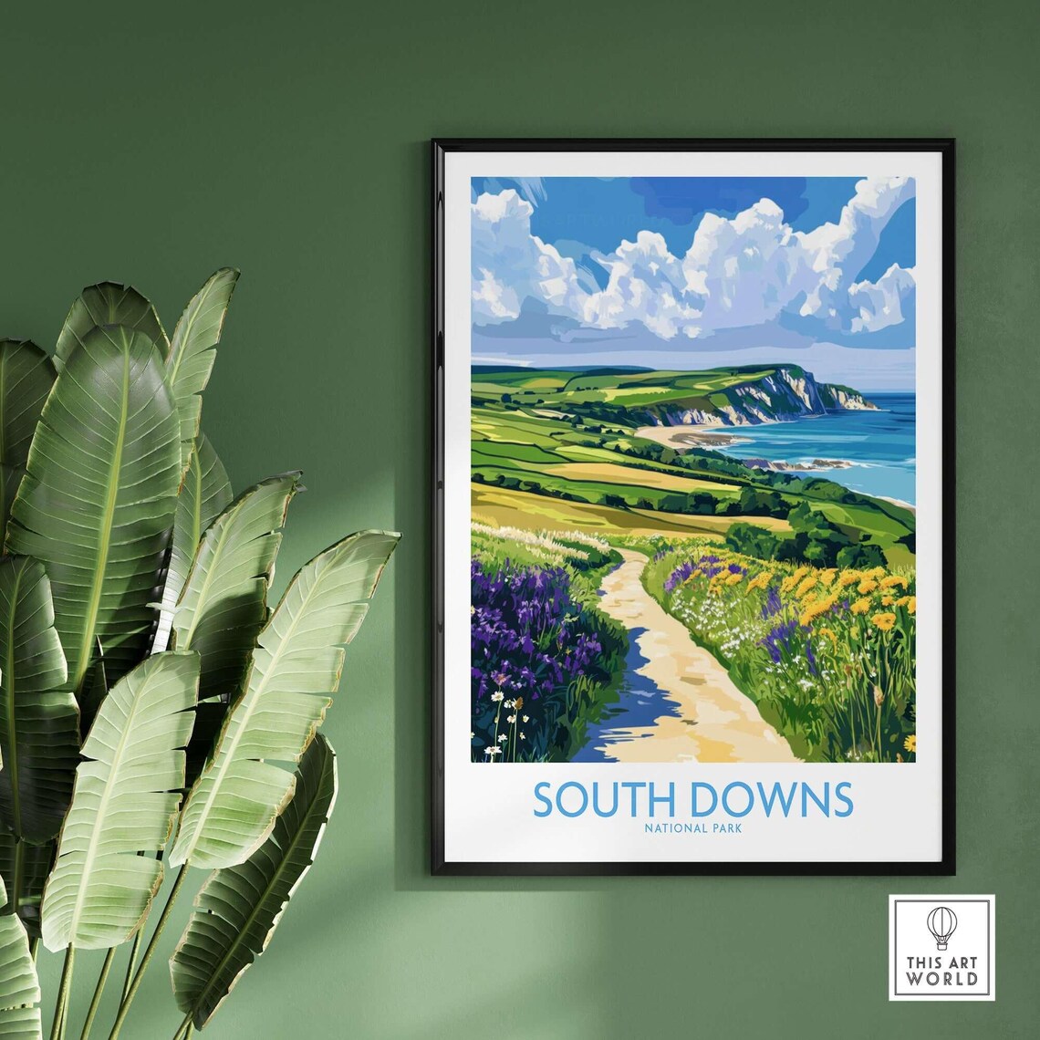 South Downs National Park, England Travel Poster - Image 2