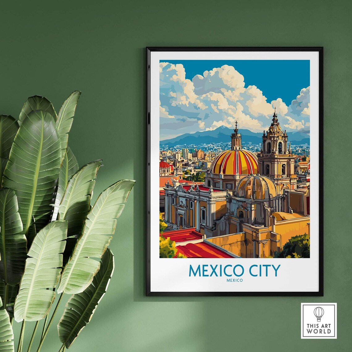Mexico City Travel Poster, Home Decor Gift - Image 2