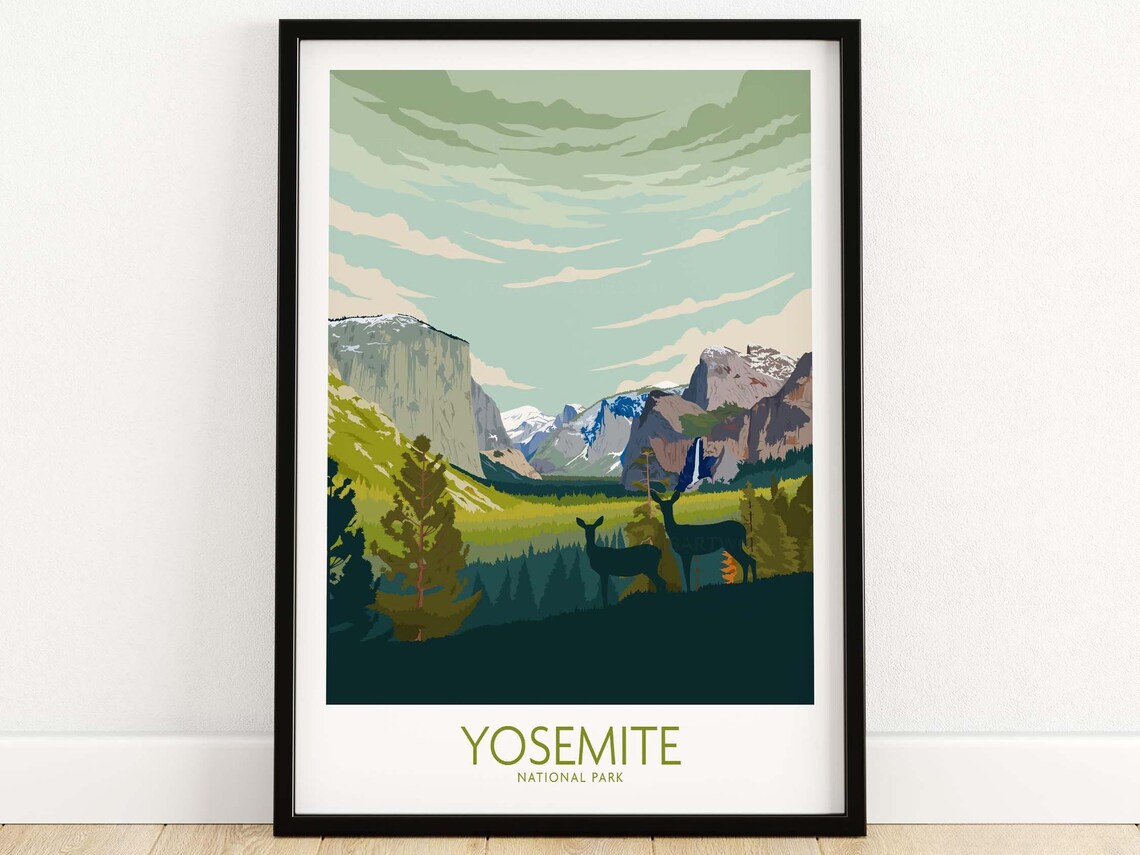 Yosemite National Park Wall Decor Poster