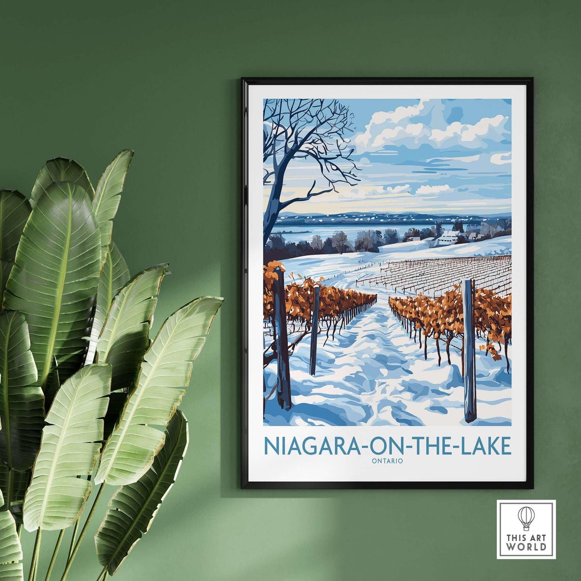 Niagara On The Lake Vineyards - Winter Poster - Image 2
