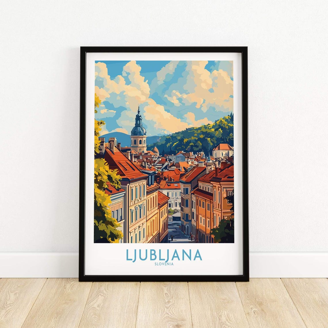 Ljubljana Travel Poster, Ljubljana Illustration - Image 5