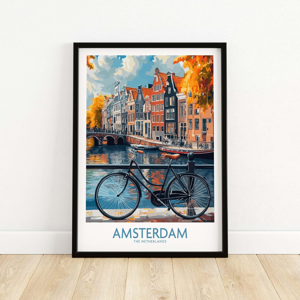 Amsterdam - Vintage Travel Poster - Image 5