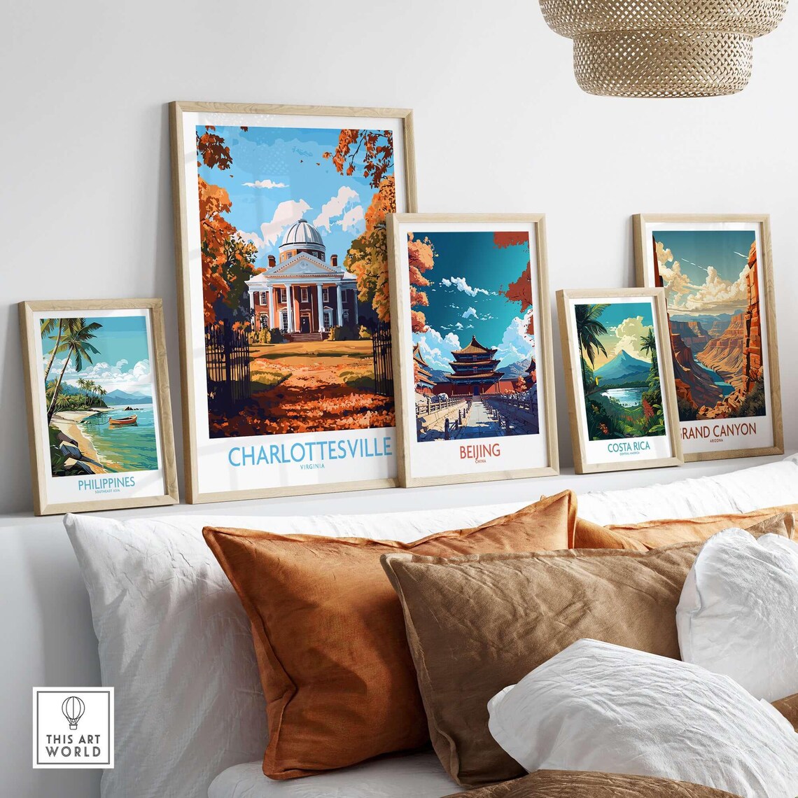 UVA Rotunda - Charlottesville Landmark Poster - Image 3