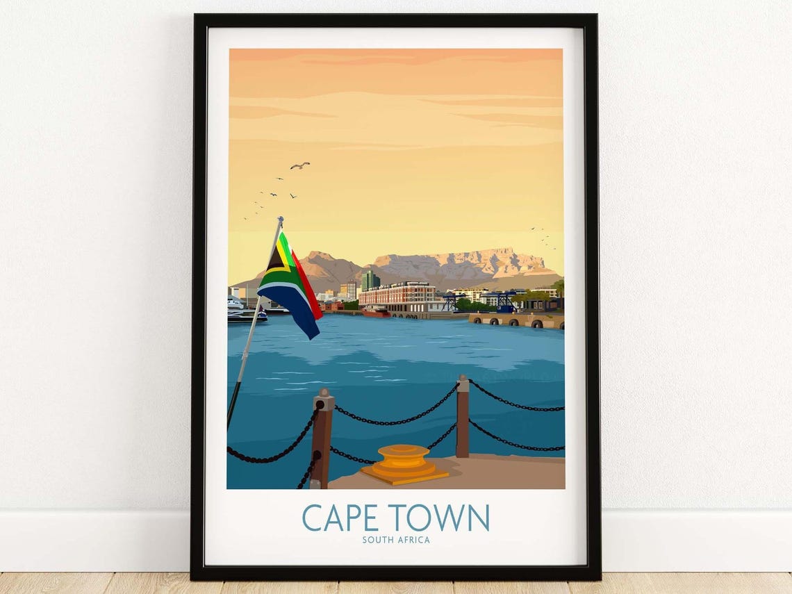 Cape Town Print South Africa Poster