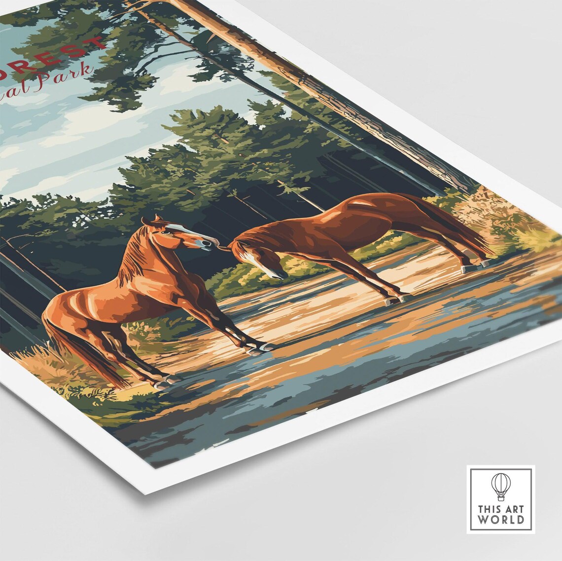 New Forest National Park Travel Poster - Image 5