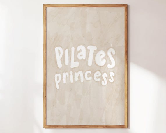In My Pilates Era Print Cute Wall Art Studio Decor Fun Gift For Lovers Teachers Poster